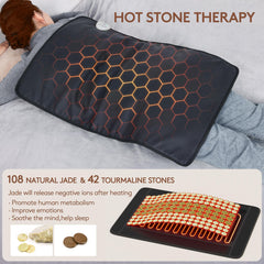 UTK far infrared heating pad hips demonstrates wide-area relief