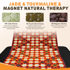 UTK jade layer provides gentle, sustained heat for comfort.