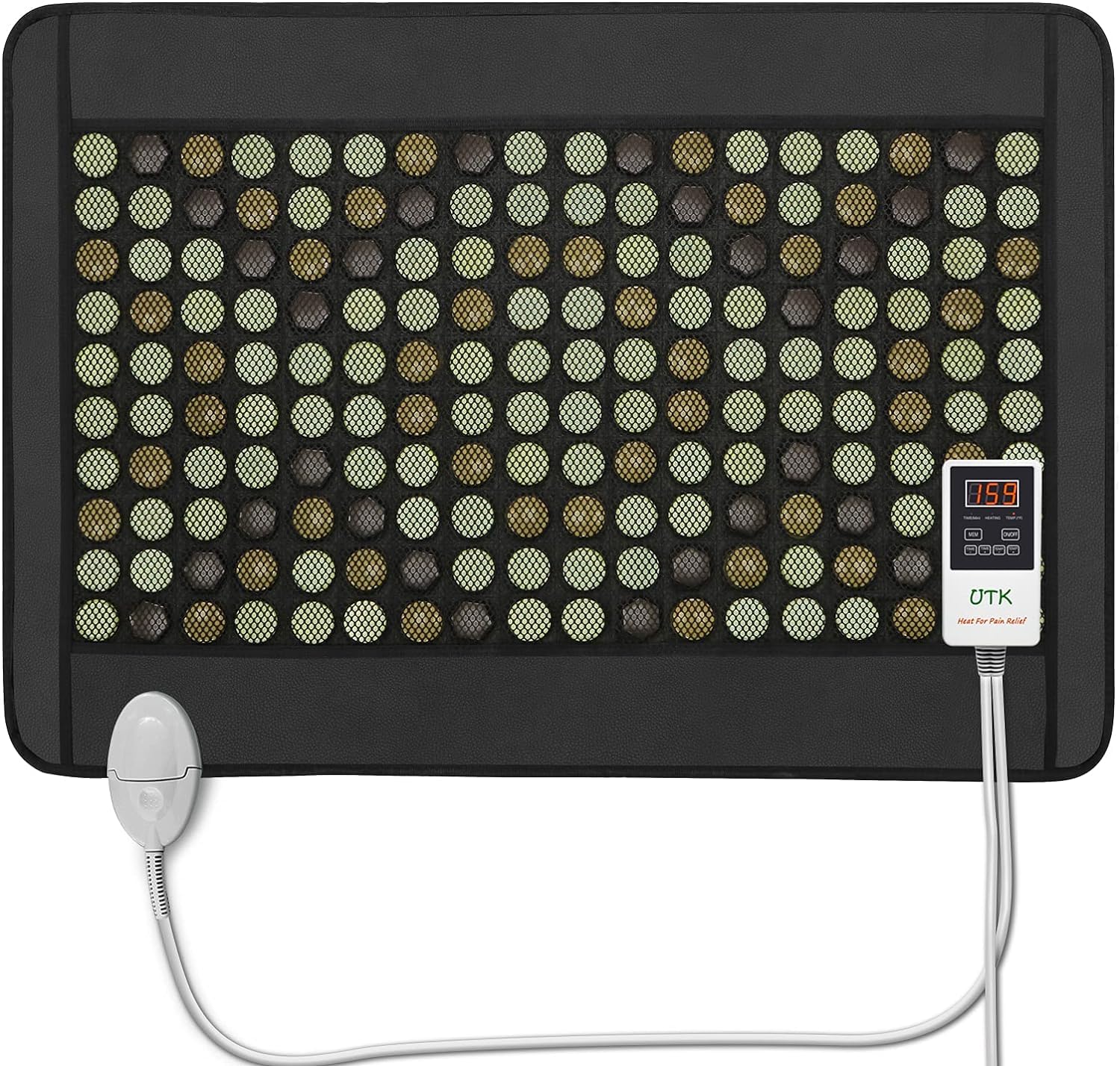 UTK far infrared heating pad setup for quick at-home use.