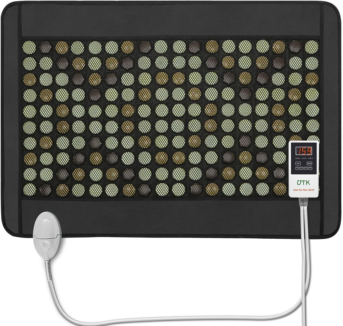 UTK far infrared heating pad setup for quick at-home use.