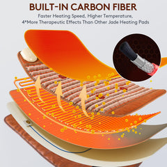 UTK far infrared heating pad weighted design for enhanced comfort