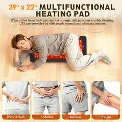 UTK heating pad full coverage back for large-area warmth.