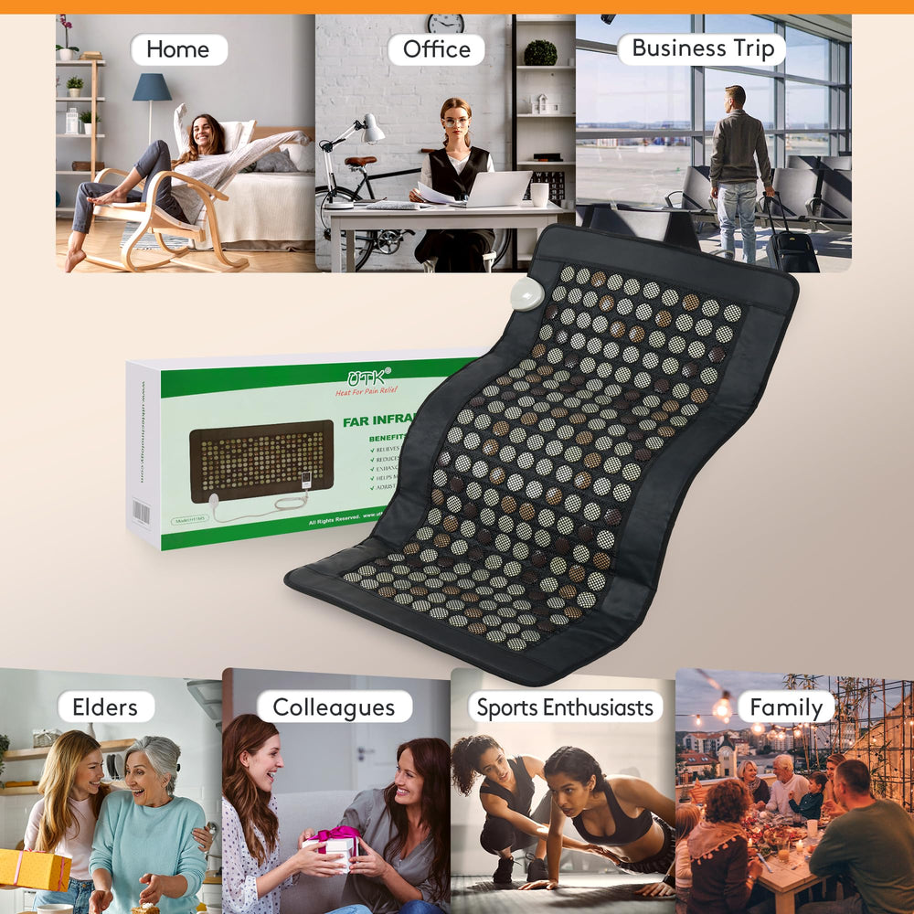 UTK heating pad safety features including overheat protection.