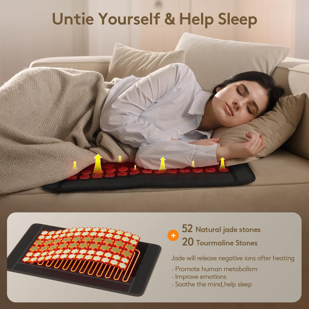 UTK heating pad at 159°F heat level for customizable comfort