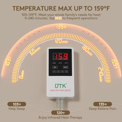UTK luxury gift design heating pad ideal for gifts and self-care