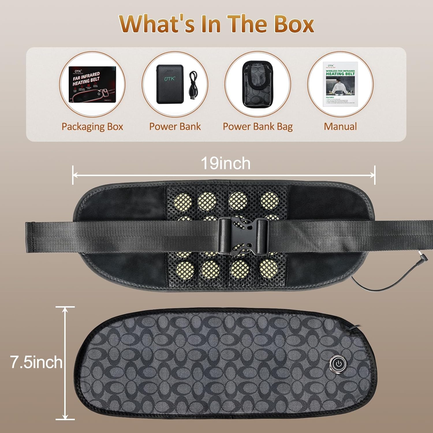 UTK soft plush cover detail evokes comfortable wear during extended use.
