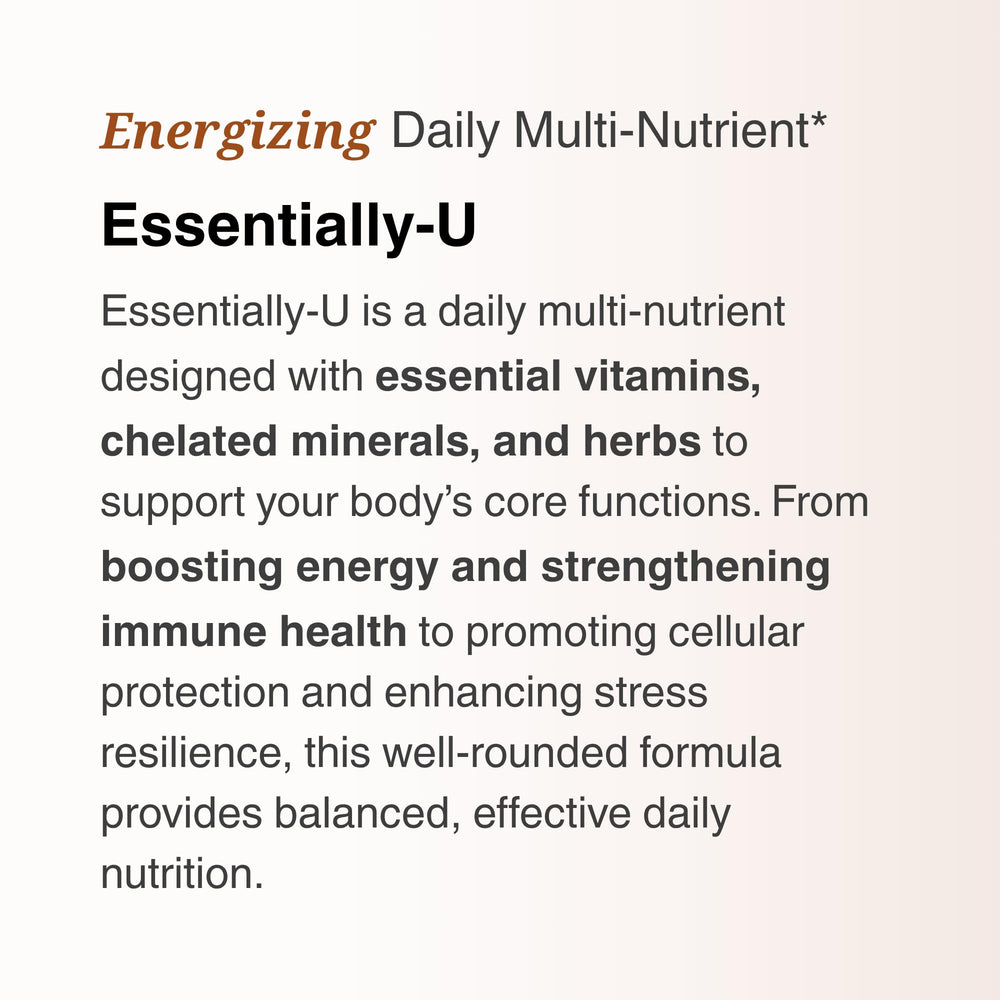 Front label of Utzy Naturals Essentially-U multinutrient