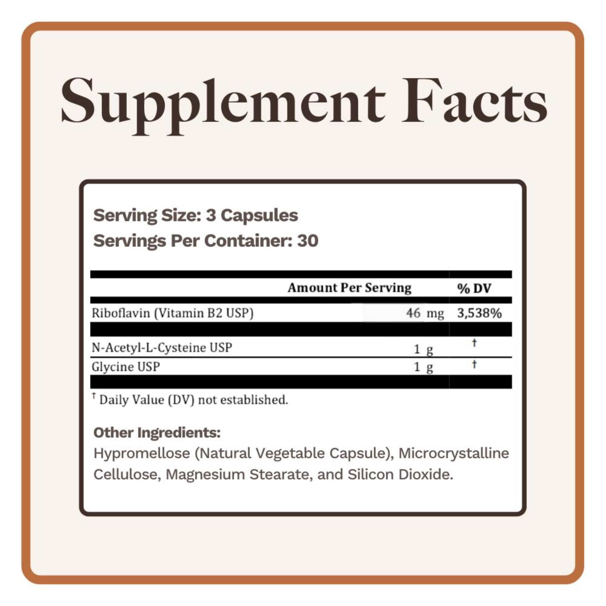GlyNAC+ capsules ready to take for a convenient daily routine.