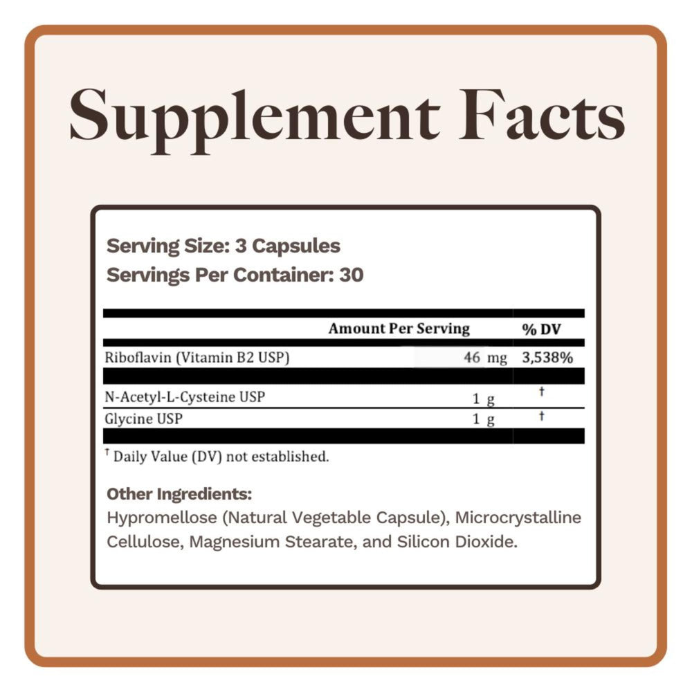 GlyNAC+ capsules ready to take for a convenient daily routine.