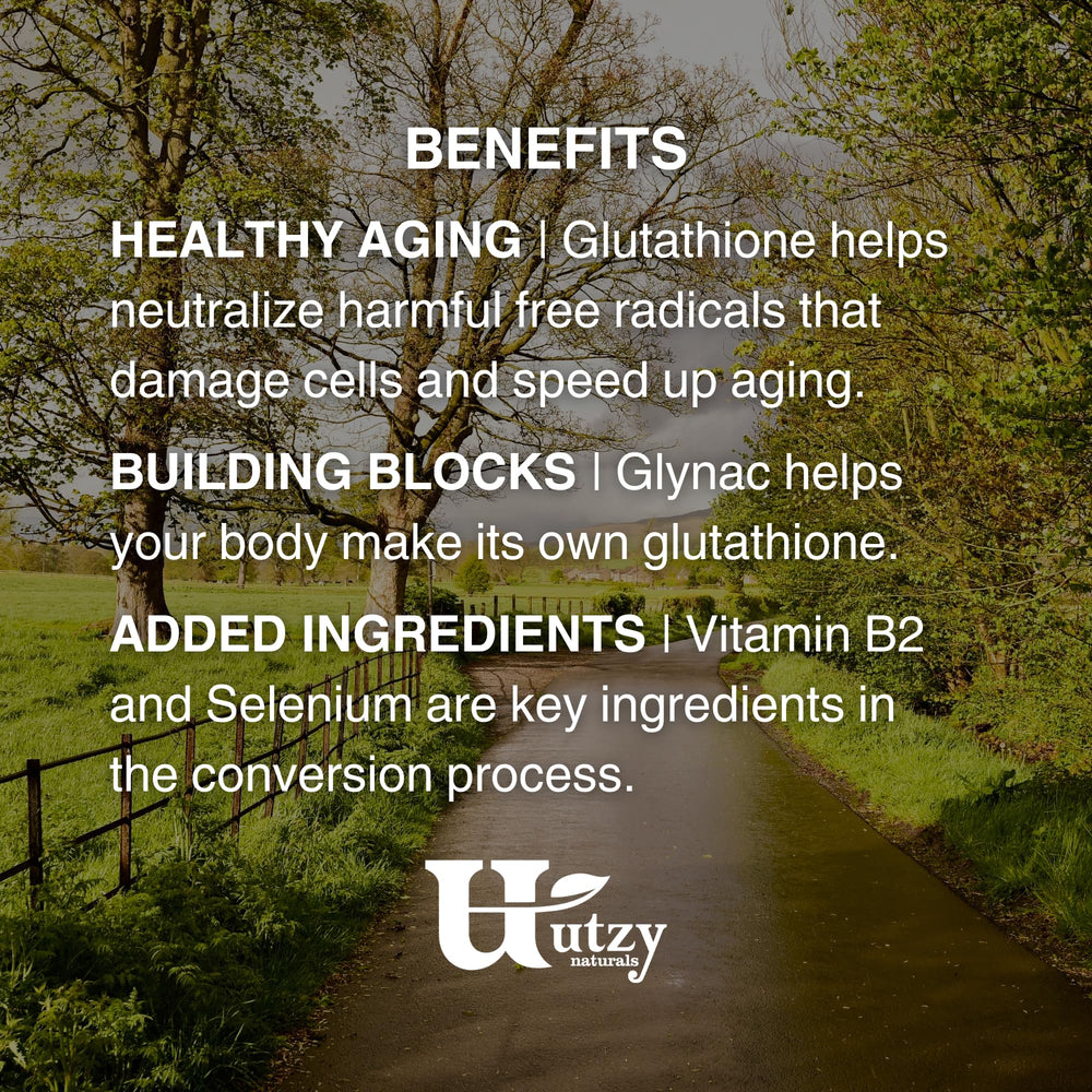 Vitamin B2 cofactor emblem signals absorption support in GlyNAC+.