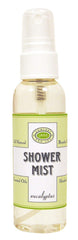 UVUBXT Eucalyptus Shower Mist bottle with a refreshing scent for quick congestion relief in steam