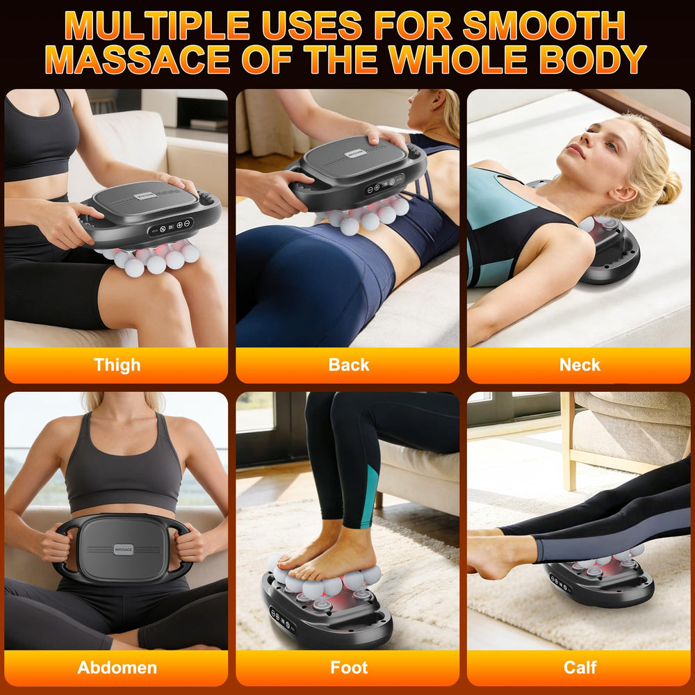 Uwqaqx targets back, shoulders, legs with versatile body massager.