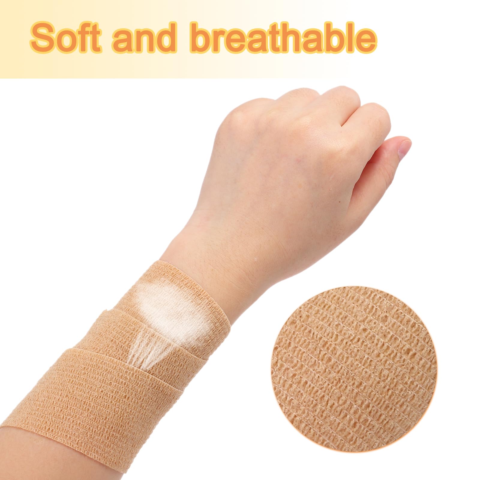 uxcell adhesive elastic tape elbow wrap provides comfortable, flexible support