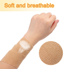 uxcell adhesive elastic tape elbow wrap provides comfortable, flexible support