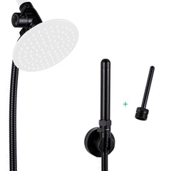 V-Frankness Shower Enema System main view with matte black finish and durable hardware.
