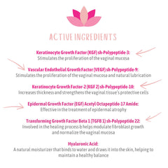 V-HEALTH packaging and tubes arranged to convey complete feminine wellness