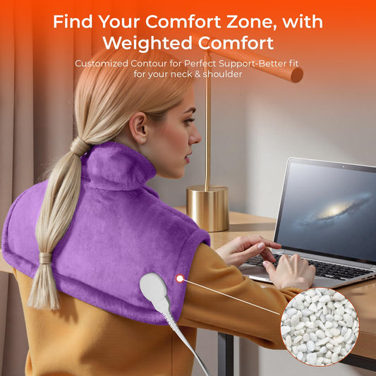 VAAGHANM heating pad back and full-body coverage delivers cozy relief.