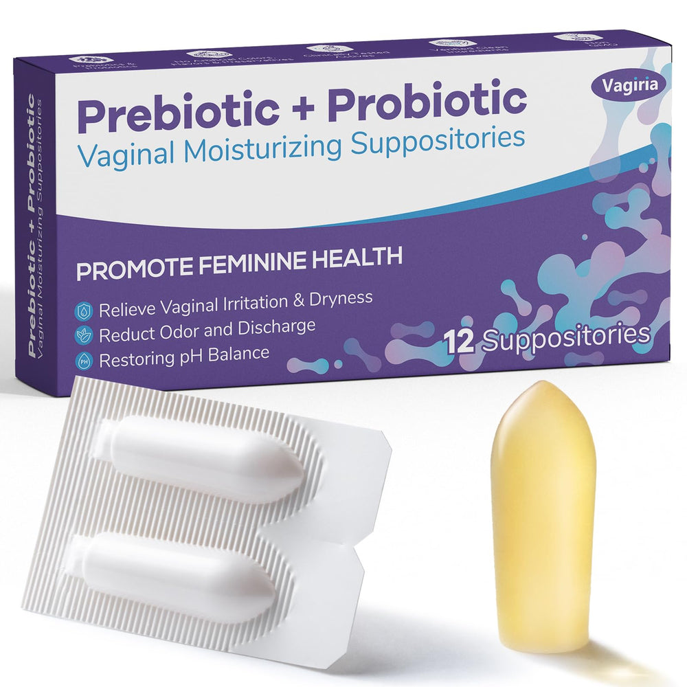 Vagiria packaging box showing discreet daily care option for intimate wellness