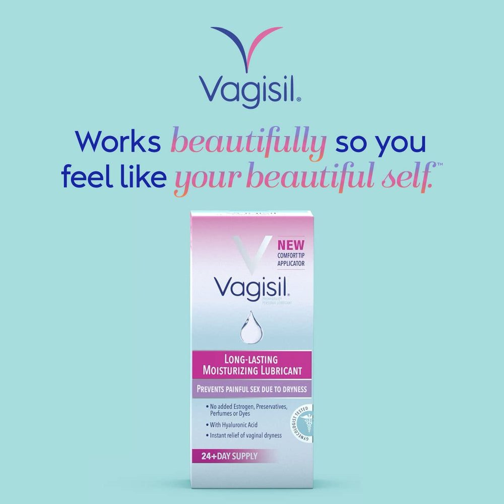 Vagisil Prohydrate moisturizer with hyaluronic acid hydrates naturally.