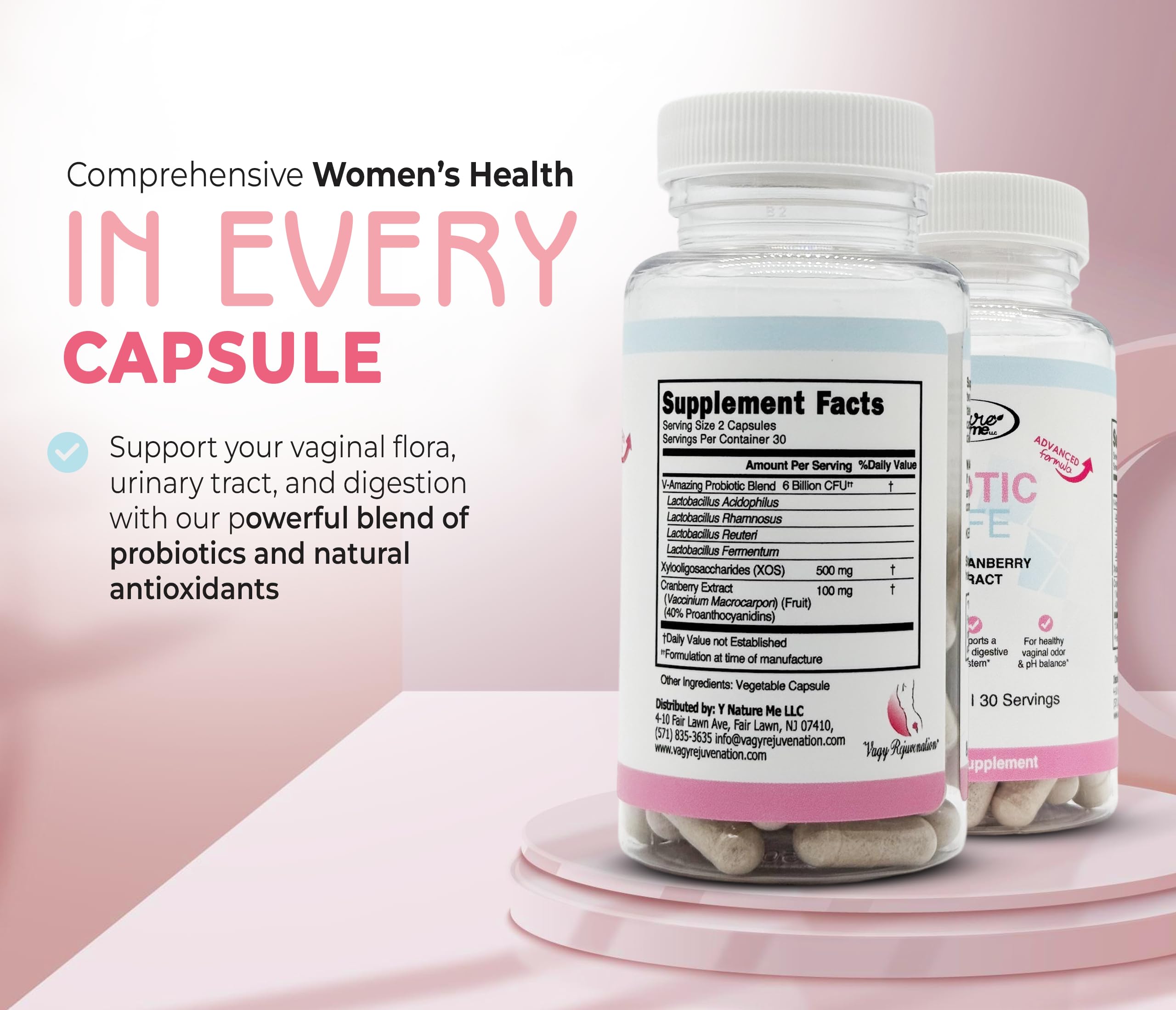 BioticLife nutrition label close-up highlighting ingredients and dosage