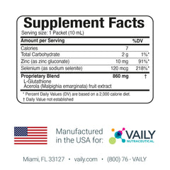 Vaily lemon flavor visual suggests a refreshing daily dose.