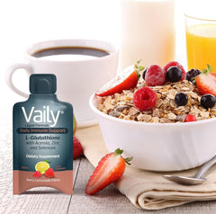 Vaily lemon-flavored dose offers refreshing daily intake.