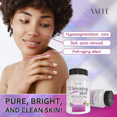 VAITE Glutathione pills 3-pack packaging shot for convenient daily use