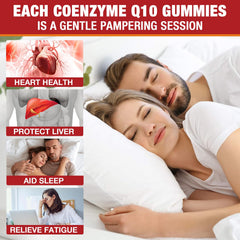 VAJYKEWJY CoQ10 gummies with Omega-3 blend for daily vitality.