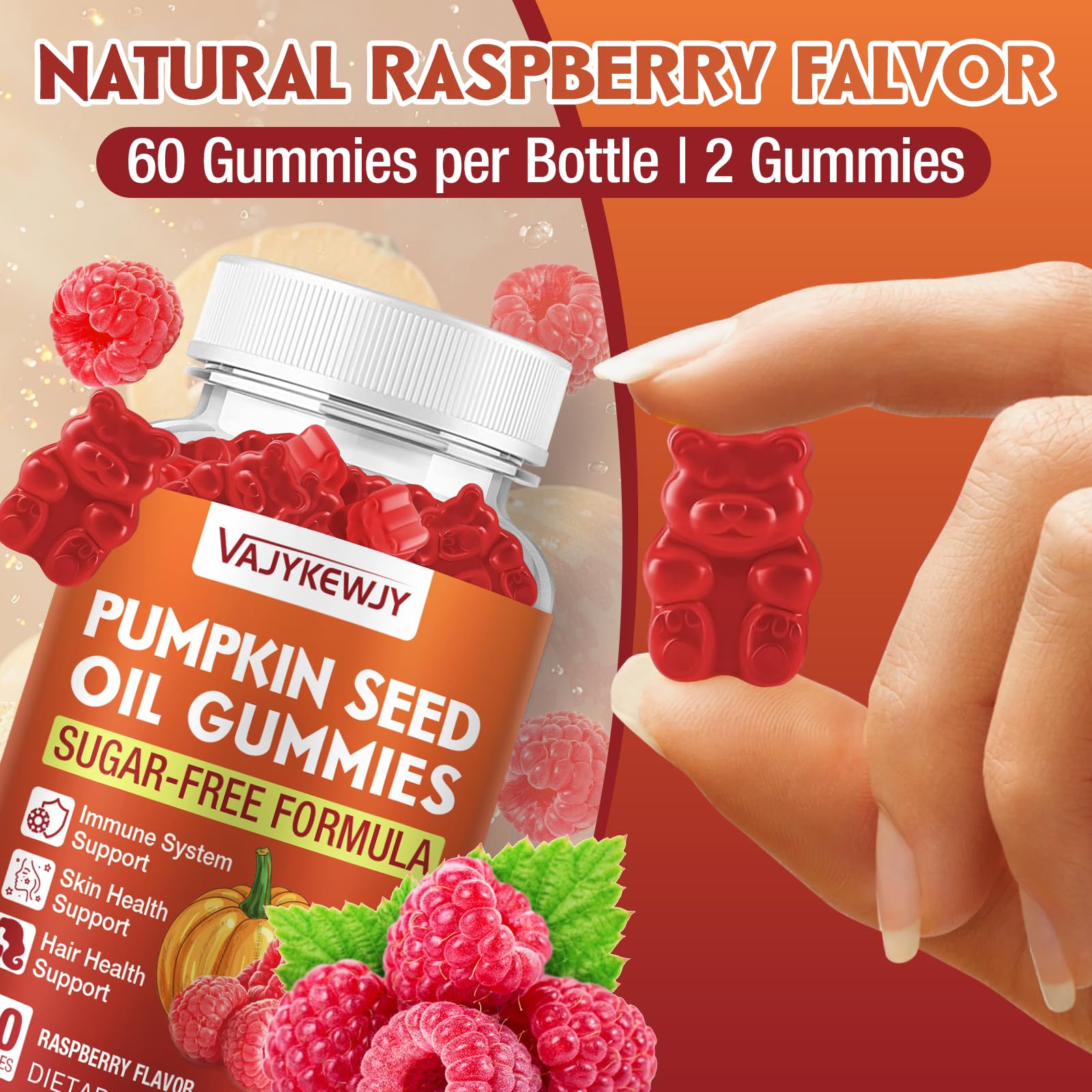 VAJYKEWJY gummies for women and men in daily routine.