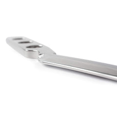 ValeoFM handlebar IASTM tool shows side edge for versatile tissue work.