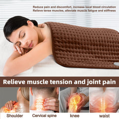 VALGELUIK heating pad includes a 2-hour auto shut-off for safety.