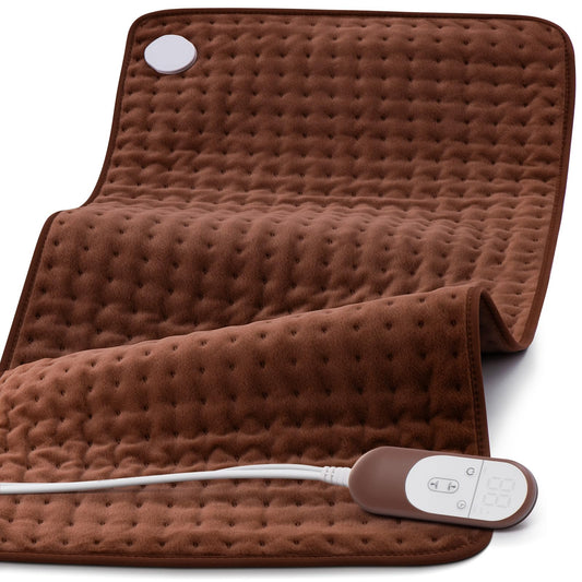 VALGELUIK heating pad with full 17x33 coverage for back and shoulders warmth.