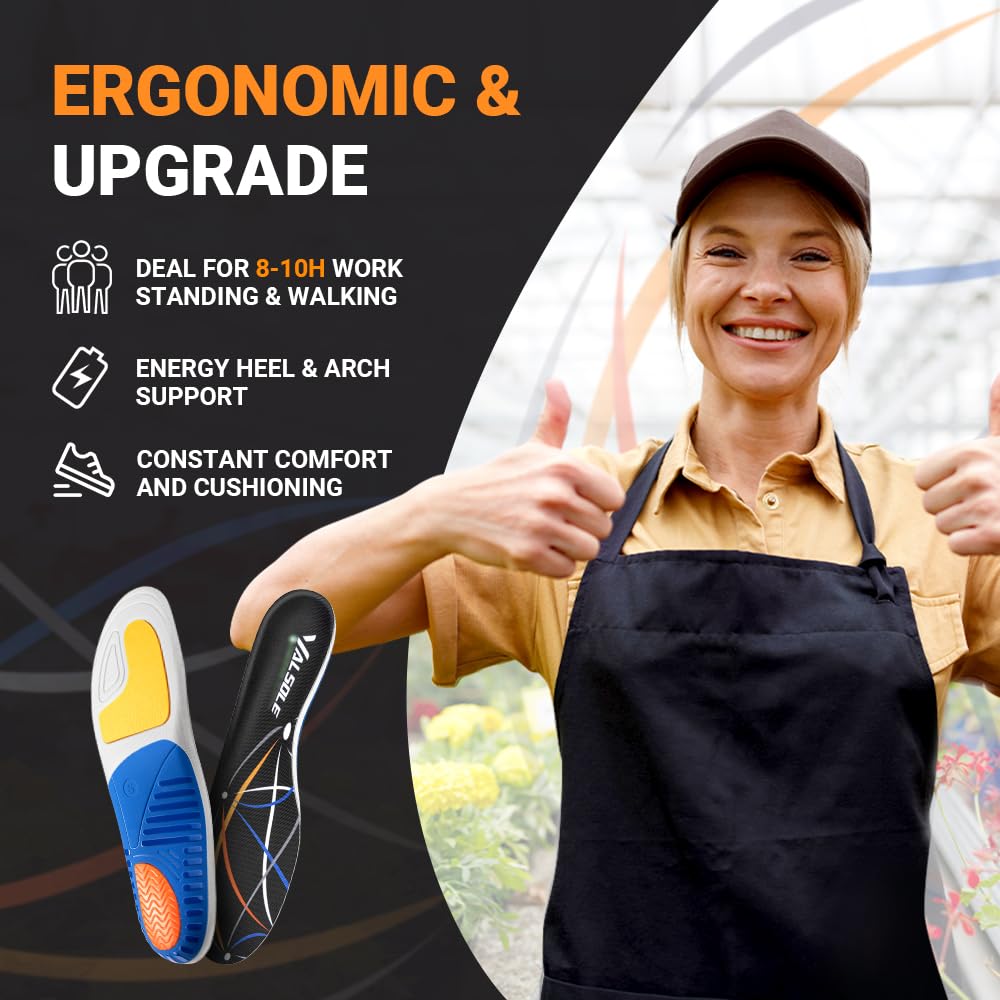 VALSOLE cut-to-fit-insole adapts to your shoe size for easy use.