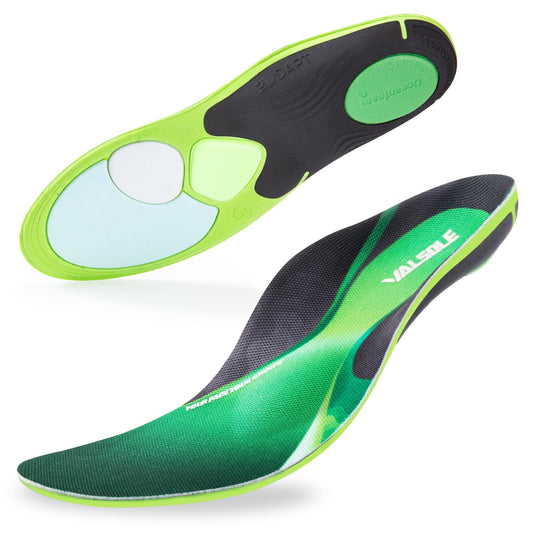 VALSOLE detachable metatarsal pad for customizable forefoot comfort during daily wear