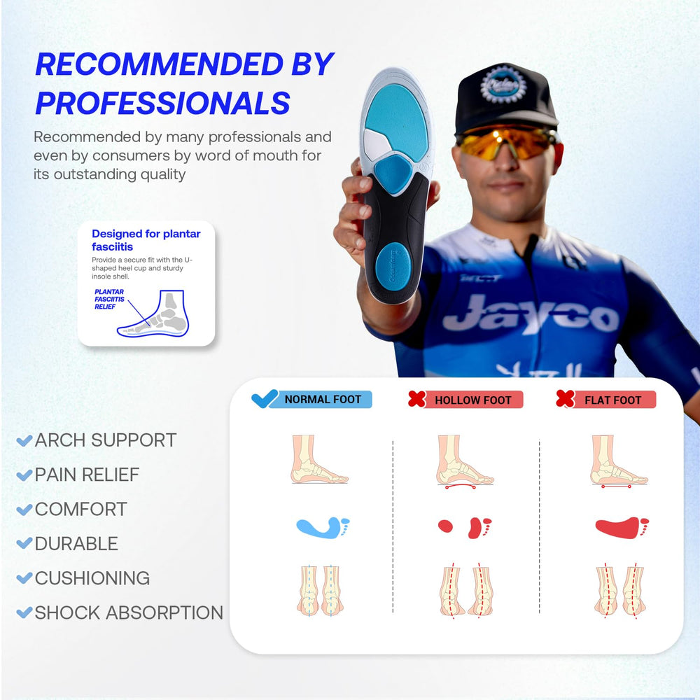 VALSOLE Dynamic Sport Insole offers a unisex design that fits various shoes for daily comfort.