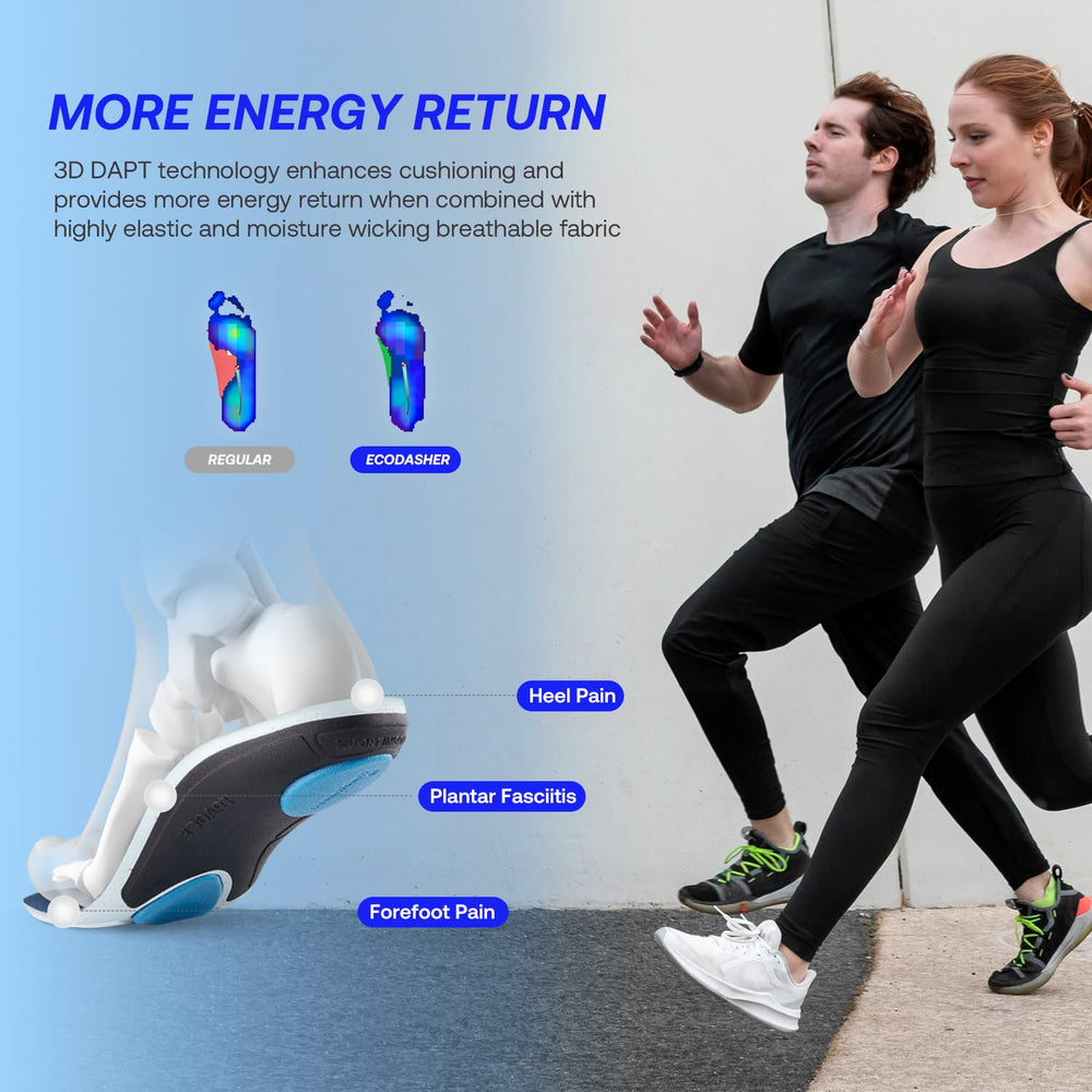 VALSOLE Dynamic Sport Insoles breathable mesh top keeps feet cool and dry during activity