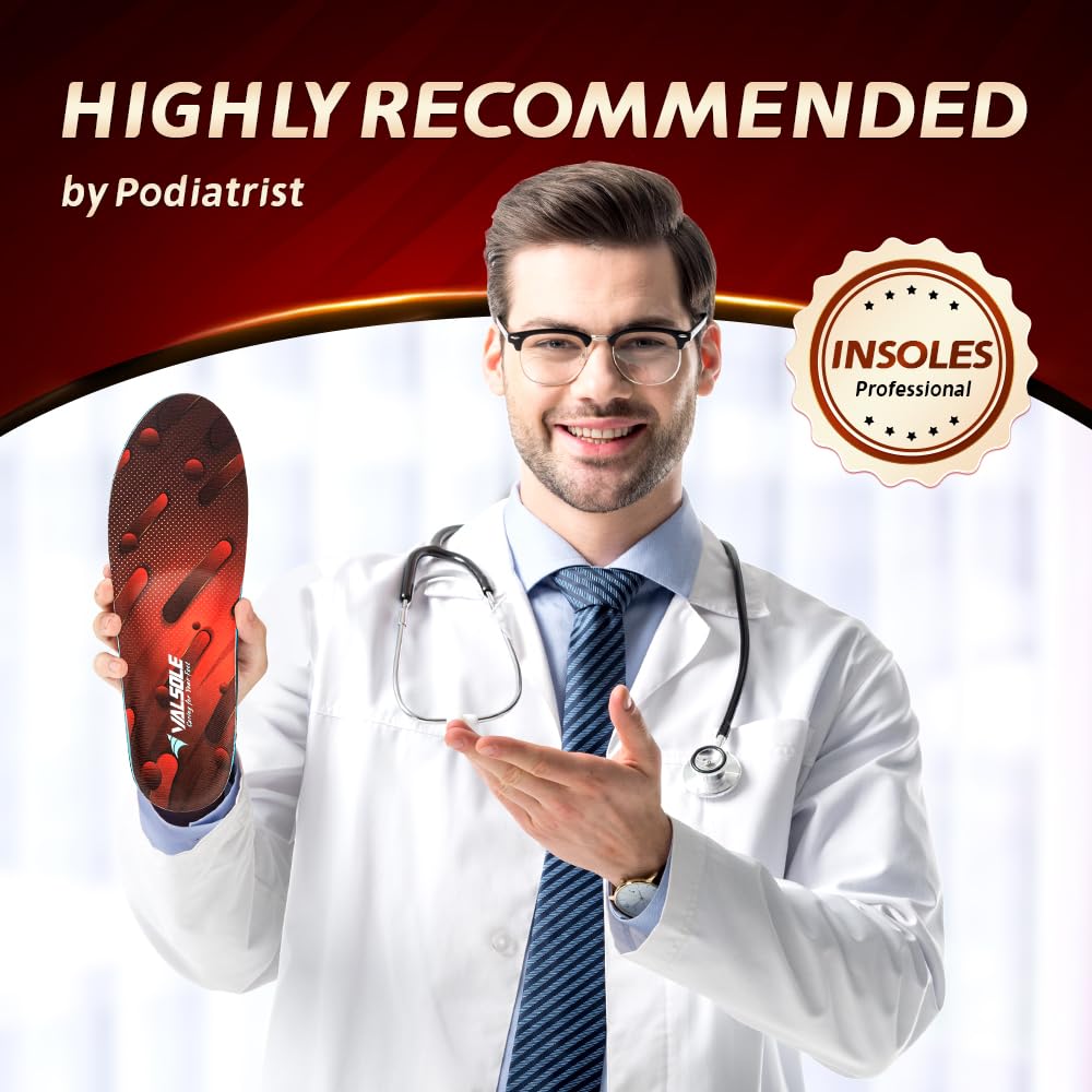 VALSOLE durable foam construction provides long lasting shock absorption and comfort