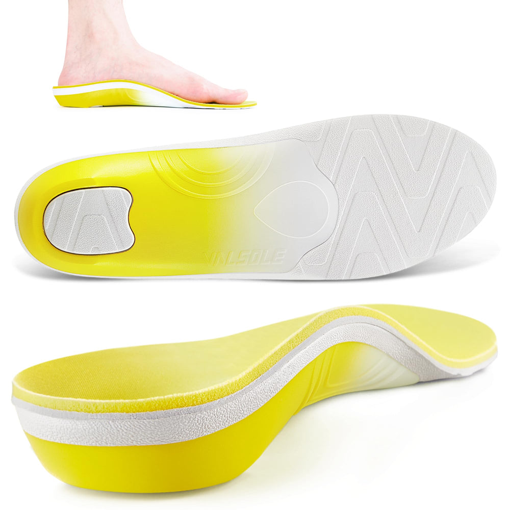 VALSOLE heavy-duty support insoles offer durable arch and heel stability for daily wear