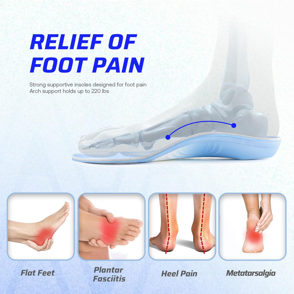VALSOLE insoles 3-layer cushioning delivers cloud-like comfort underfoot.