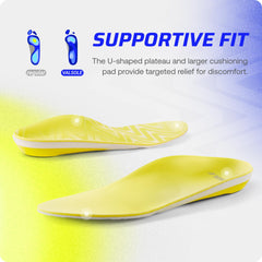 VALSOLE metatarsal support pads reduce forefoot pressure for comfortable standing