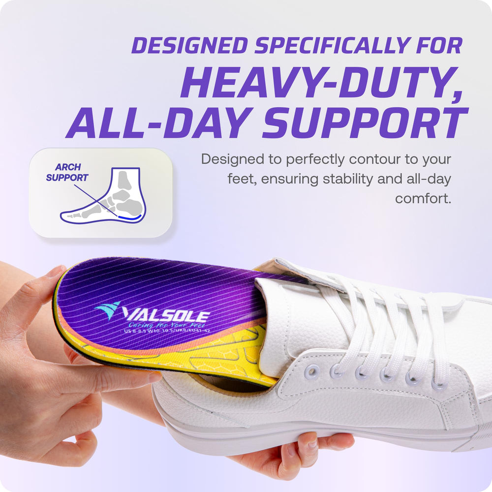 VALSOLE midfoot stability control helps reduce overpronation