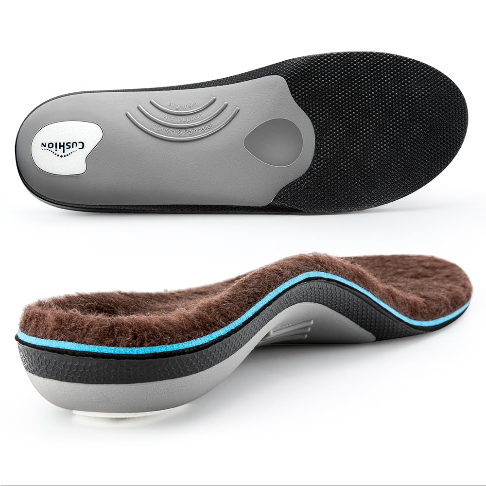VALSOLE wool insoles close-up show warmth and cushioning for cold-weather wear