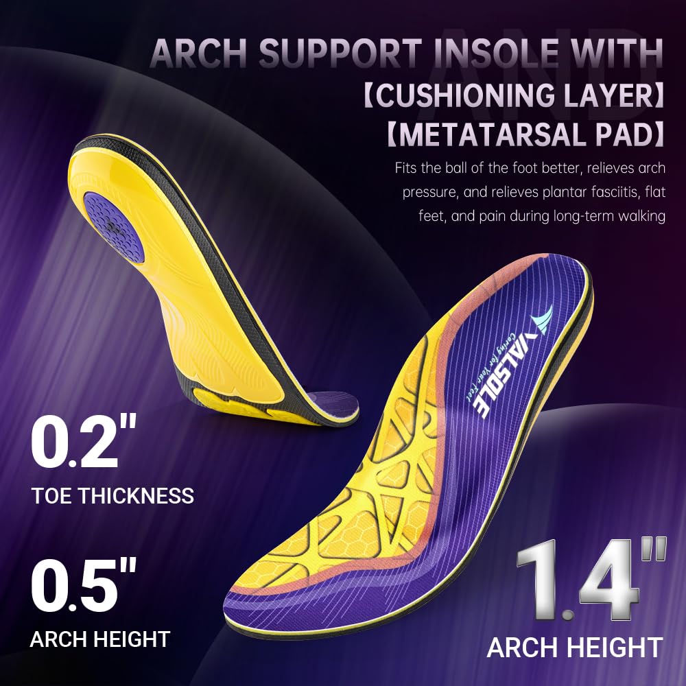 VALSOLE work boot insoles providing stability for long standing hours