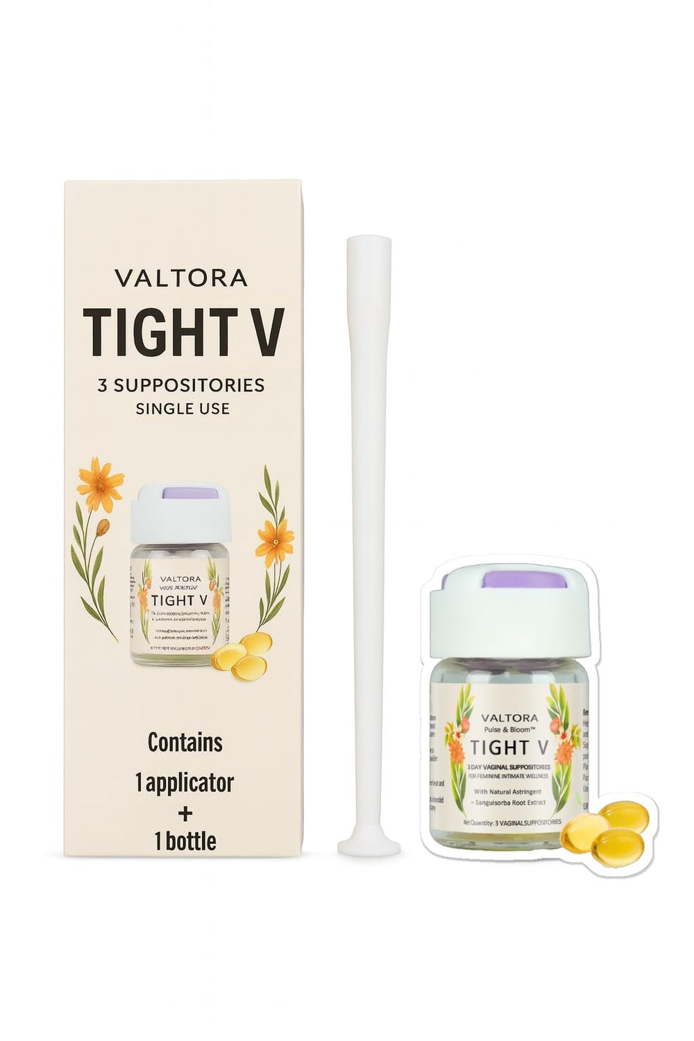 VALTORA Tight V application during routine demonstrates easy, discreet use.