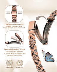 Vapeples adjustable bracelet with sizing tool ensures a comfortable, personalized fit.