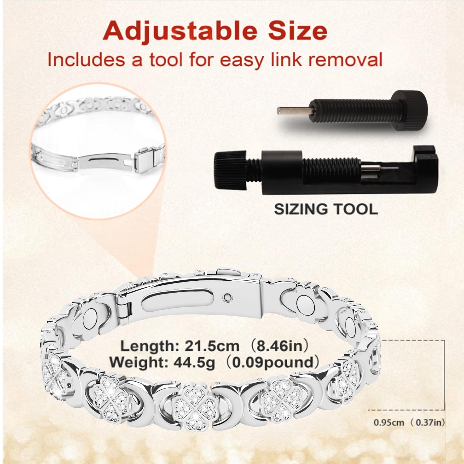 Gift-ready Vapeples copper bracelet packaging with guide and box.