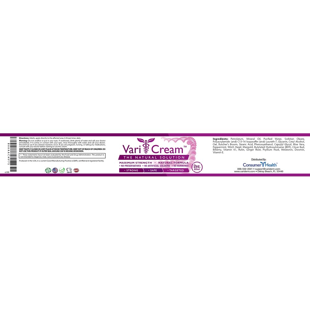 VariDerm VariCream vegan cruelty-free symbol signals ethical choice for daily use
