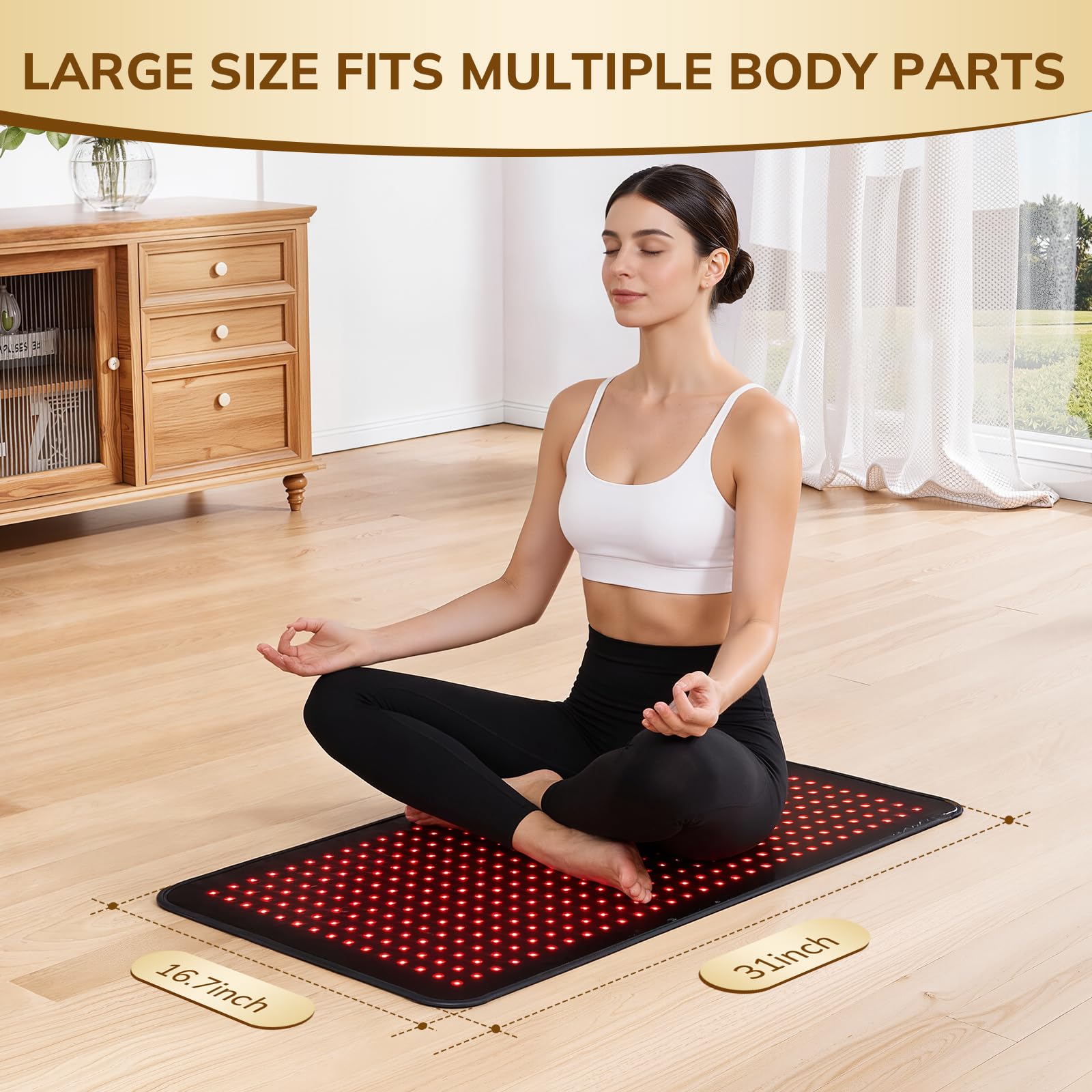VARIPOWDER full-back coverage laid flat for comfort and warmth