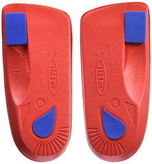 Red Vasyli insole designed for overweight or active users seeking daily comfort.
