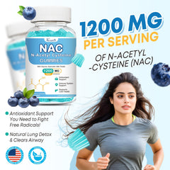 Vazatisi NAC Gummies packaging displayed for convenient on-the-go supplementation.